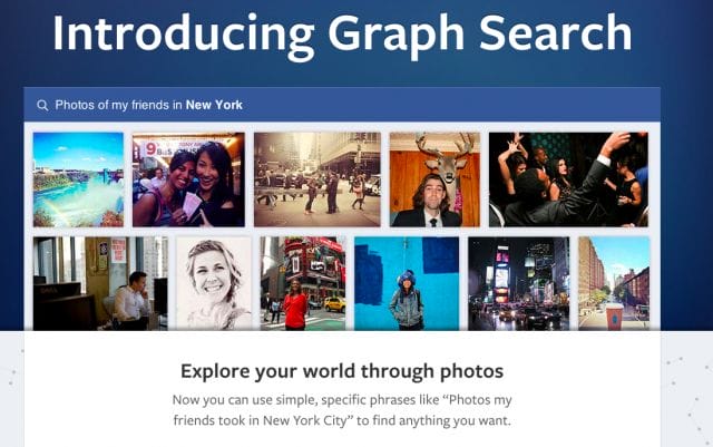 Facebook graph search