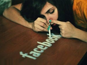 technology addiction, facebook addict
