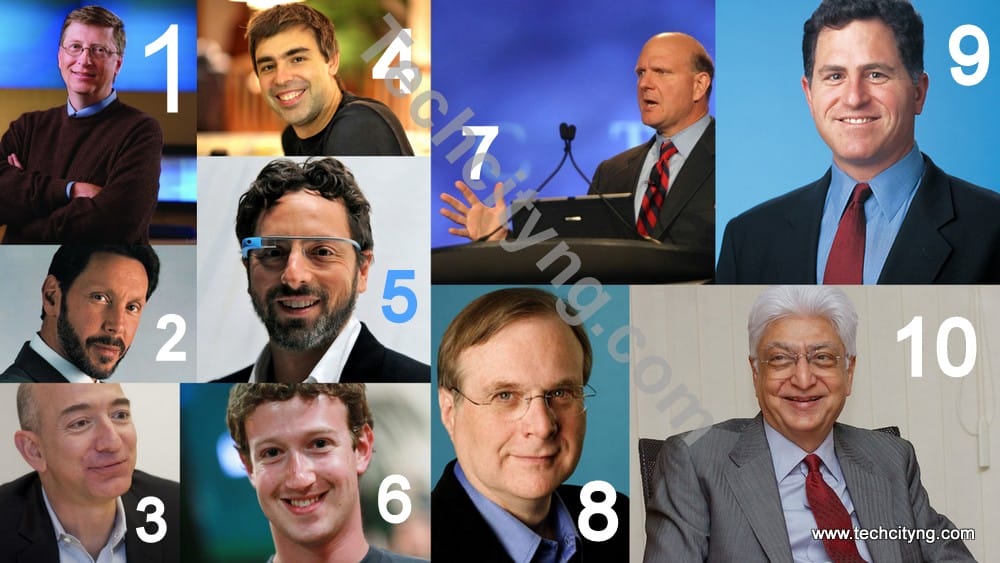 top tech billionaires