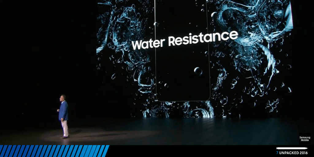 The Samsung Galaxy Note 7 is Dust and Water Resistant