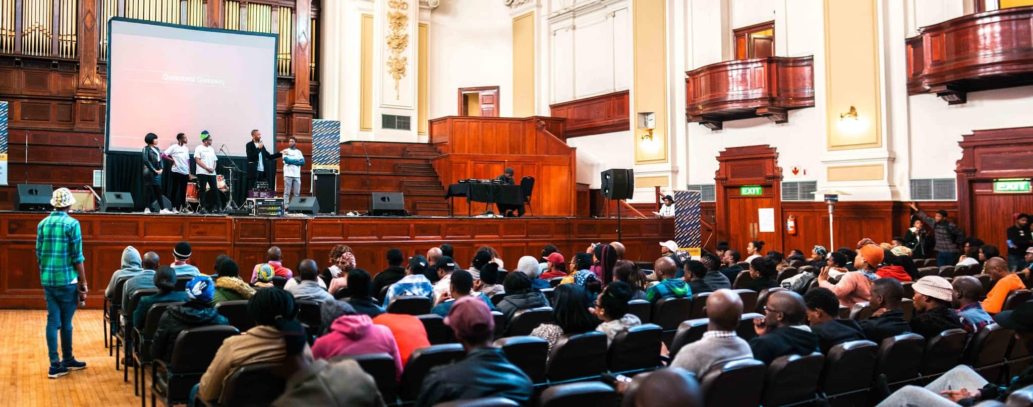 A recent Digital Skills training session at City Hall in Johannesburg, S. Africa