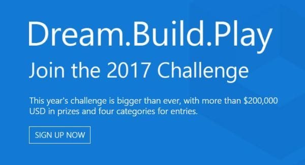 Microsoft “Dream, Build, Play” Contest 2017
