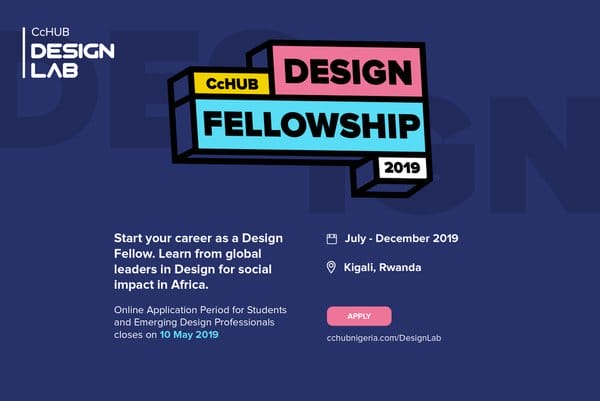 CcHUB Design Fellowship