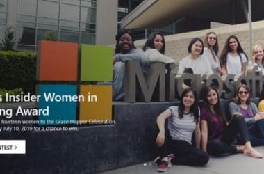 Windows Insider Women in Computing Award 2019