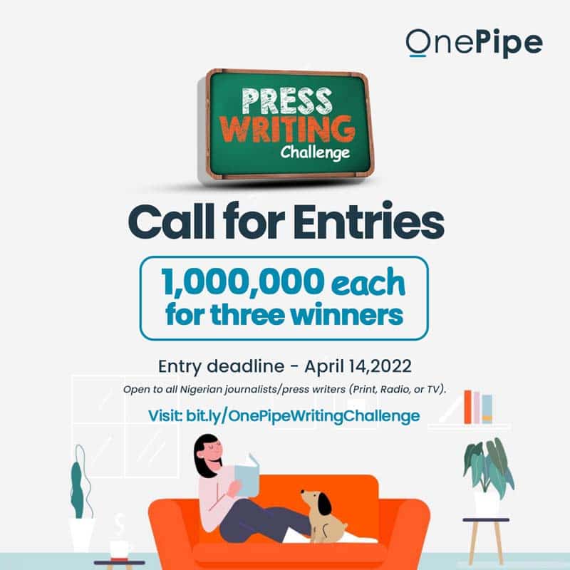 OnePipe Writing Challenge for Nigerian Journalists