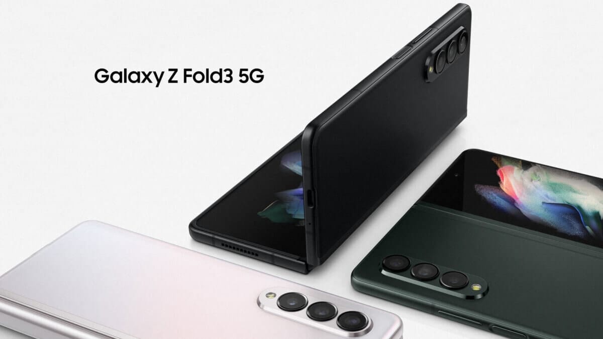 Samsung Galaxy Z Fold 3. Foldable smartphone market.