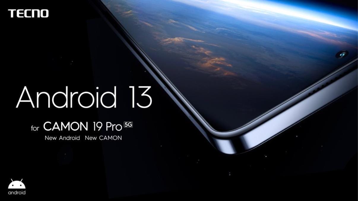 TECNO first to make Android 13 Beta available on its latest CAMON 19 Pro 5G