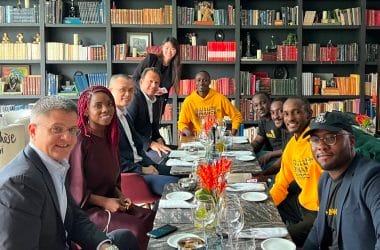 CEO & Founder of Binance announces donation during visit to West Africa
