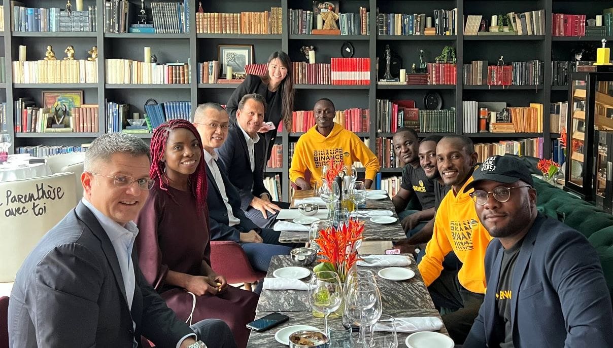 CEO & Founder of Binance announces donation during visit to West Africa