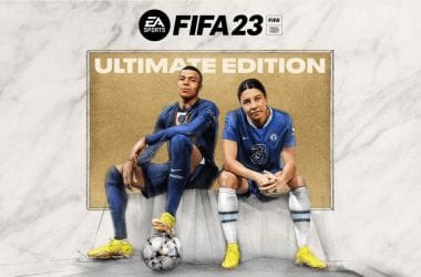 FIFA 23 cover image with Sam Kerr