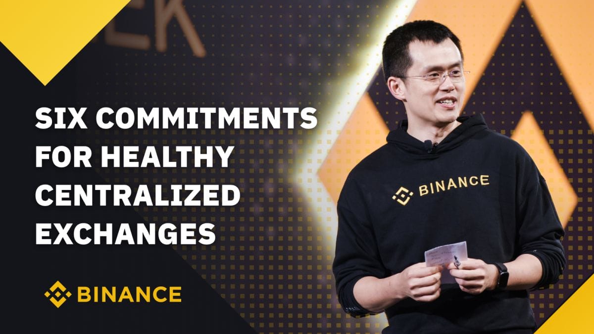 Six commitments for healthy centralized exchanges