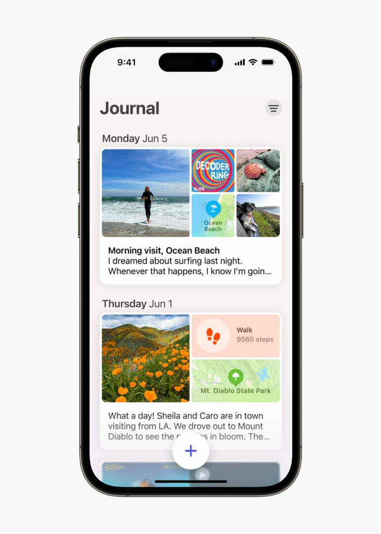 iOS17 Journal